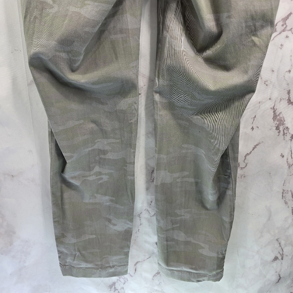J Jill Pants Women 18 Tall Camo Gray Green Washed Sage Chino Khaki Straight - Picture 8 of 10